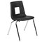 Flash Furniture Mobile 47.5" Circle Wave Grey Table Set-18" Chairs XU-GRP-18CH-A48-HCIRC-GY-T-A-CAS-GG - alternate 8